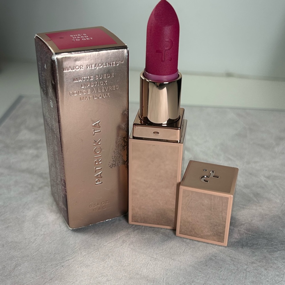 New Patrick Ta Major Headlines Matte Suede Lipstick - She’s Hard To Get